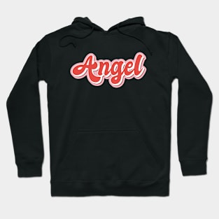 Angel Aesthetic Retro 80s 90s Pin up Groovy Hoodie